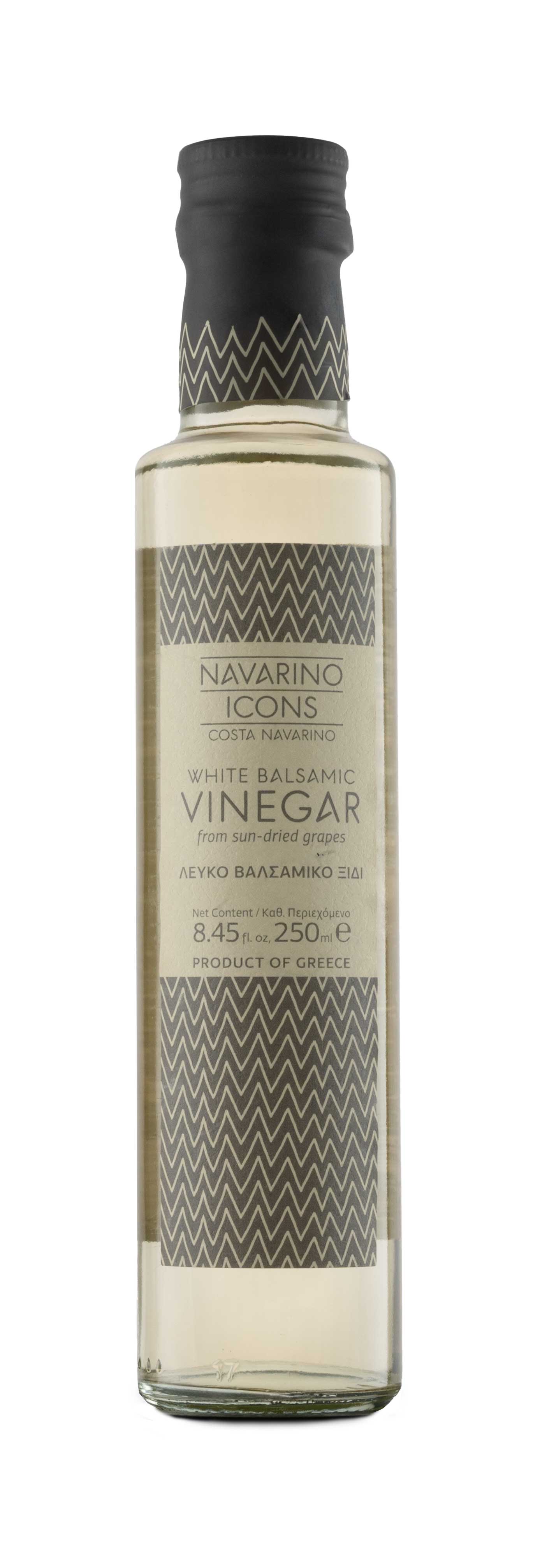 Navarino Icons White Balsamic Vinegar, 250ml